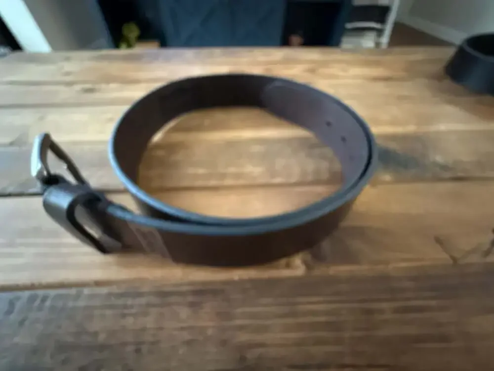 Levi's Men's Brown Leather Casual Belt Size SM